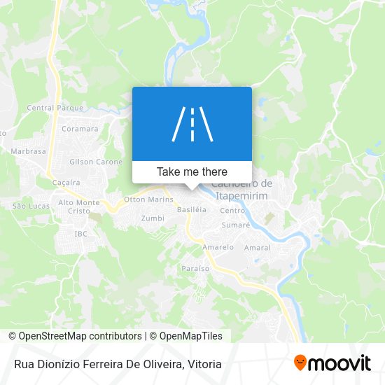 Rua Dionízio Ferreira De Oliveira map