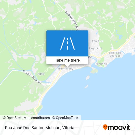 Rua José Dos Santos Mulinari map