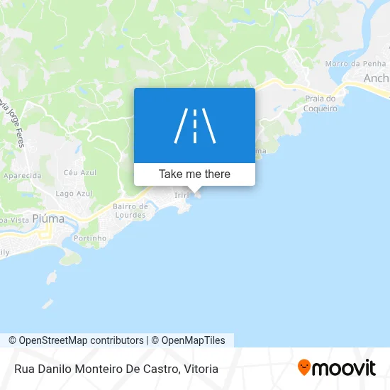Rua Danilo Monteiro De Castro map