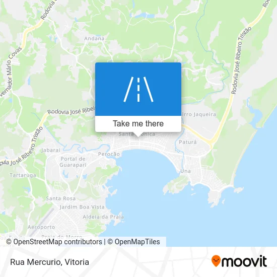 Rua Mercurio map