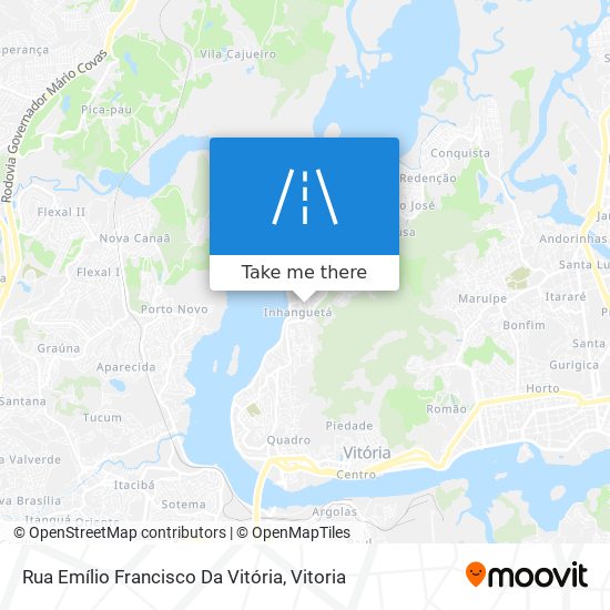 Rua Emílio Francisco Da Vitória map