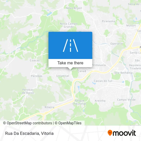 Rua Da Escadaria map