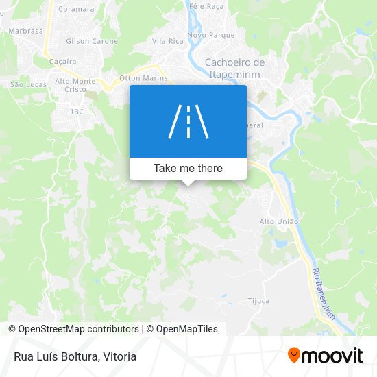 Rua Luís Boltura map