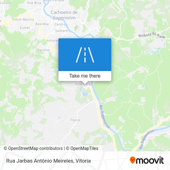 Rua Jarbas Antônio Meireles map
