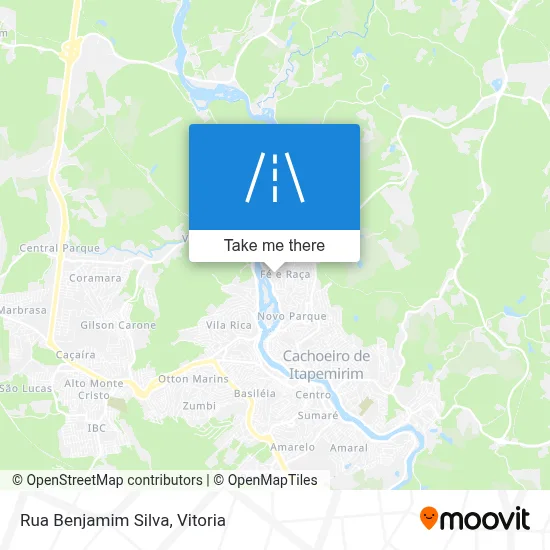 Rua Benjamim Silva map