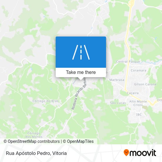 Rua Apóstolo Pedro map
