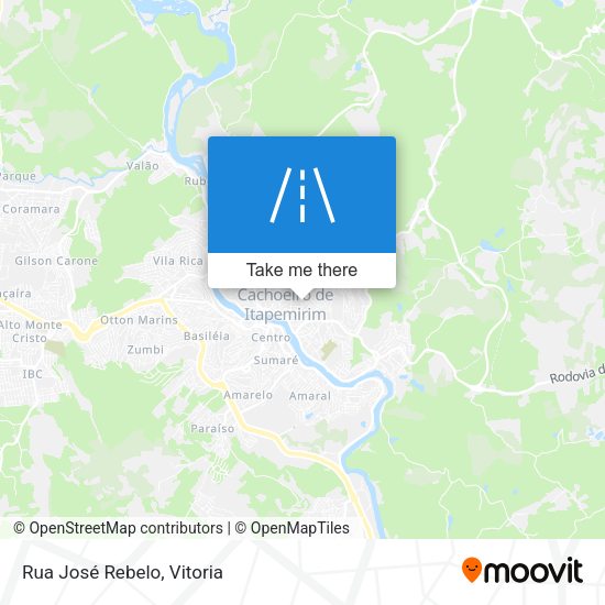 Rua José Rebelo map