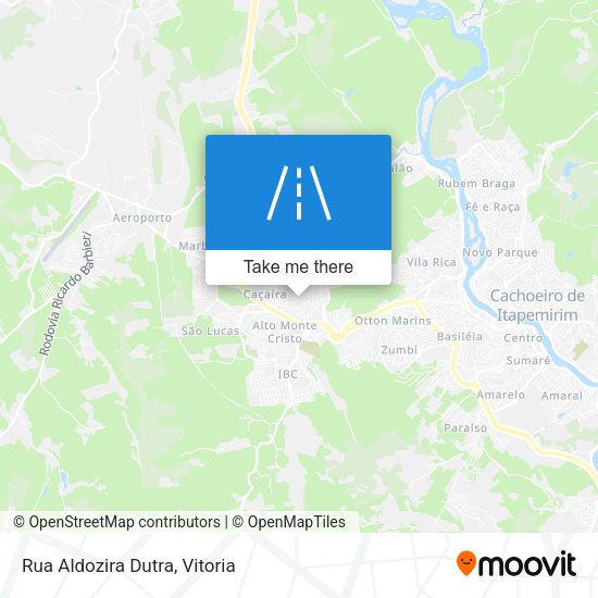 Rua Aldozira Dutra map