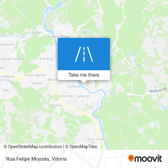 Rua Felipe Moysés map