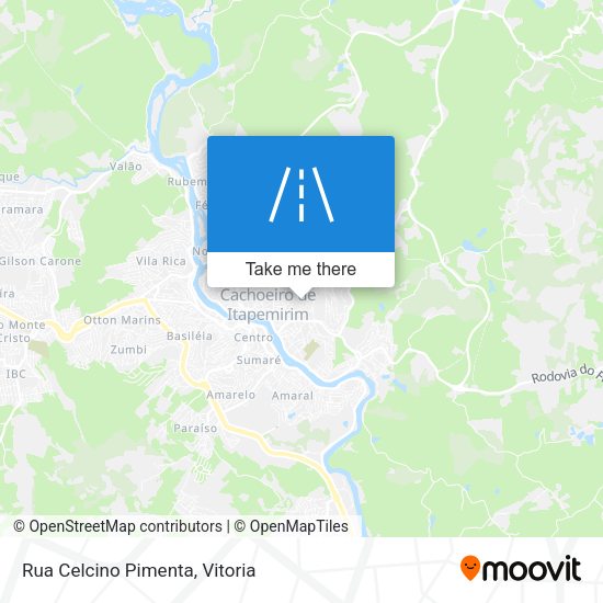 Rua Celcino Pimenta map