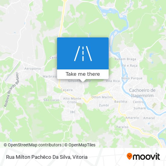 Rua Milton Pachêco Da Silva map