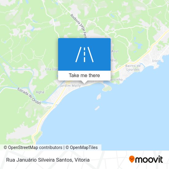 Rua Januário Silveira Santos map