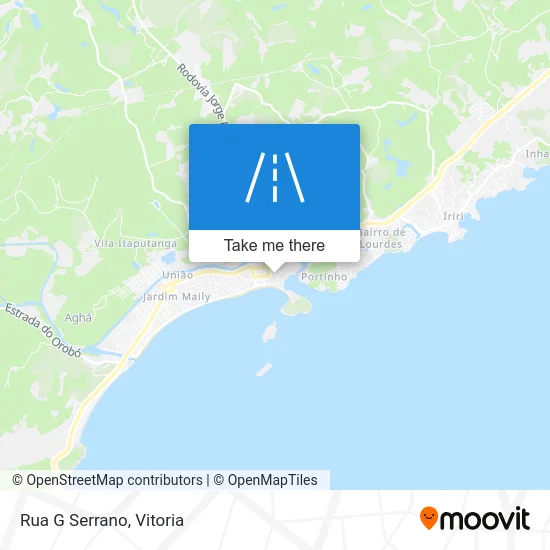 Rua G Serrano map