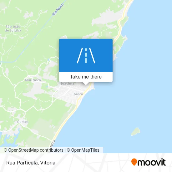 Rua Partícula map