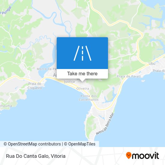 Rua Do Canta Galo map