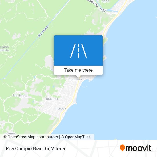 Rua Olimpio Bianchi map