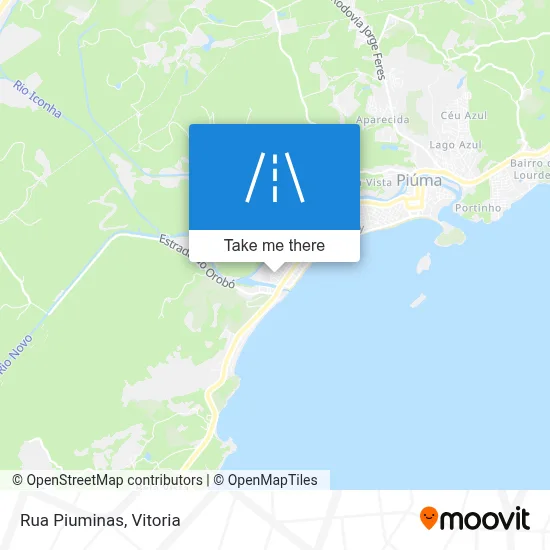 Rua Piuminas map