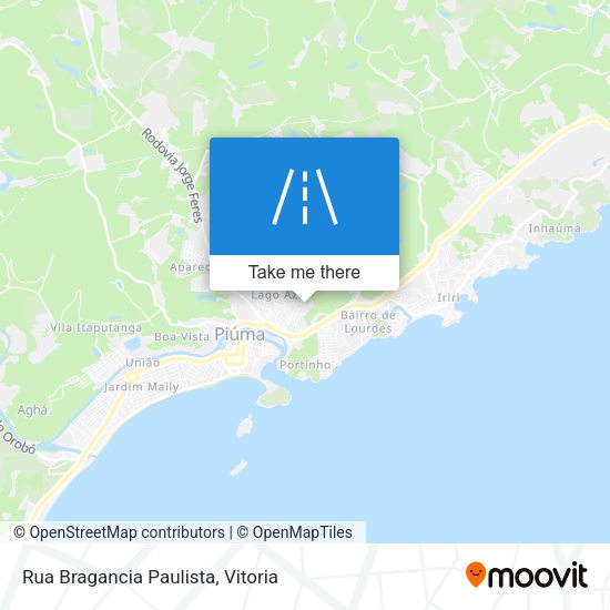 Rua Bragancia Paulista map