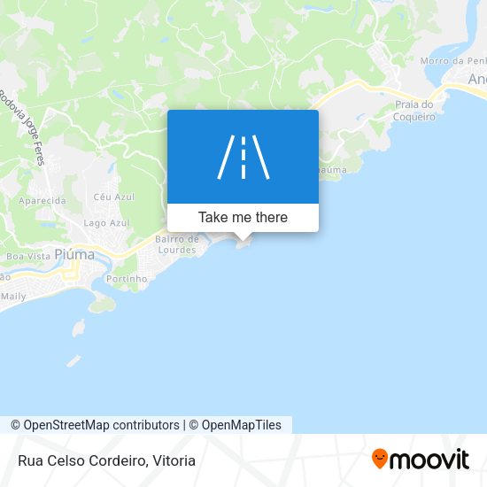 Rua Celso Cordeiro map
