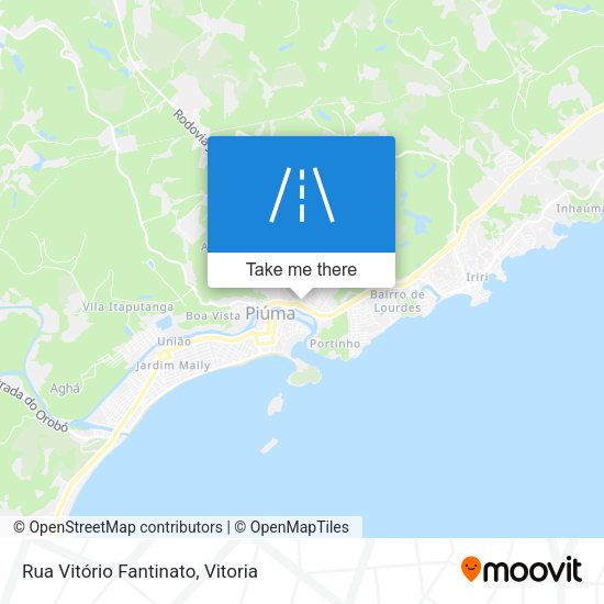 Rua Vitório Fantinato map