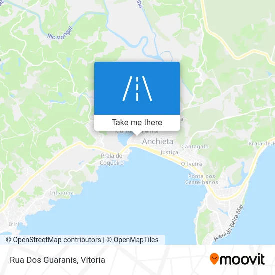 Rua Dos Guaranis map