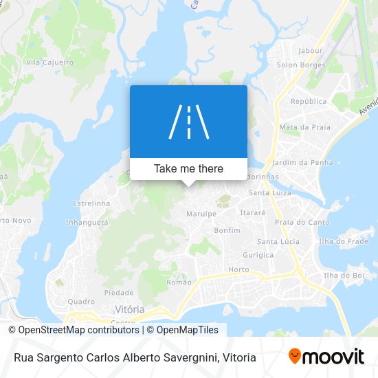 Rua Sargento Carlos Alberto Savergnini map