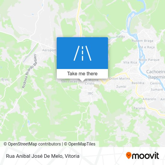 Rua Anibal José De Melo map