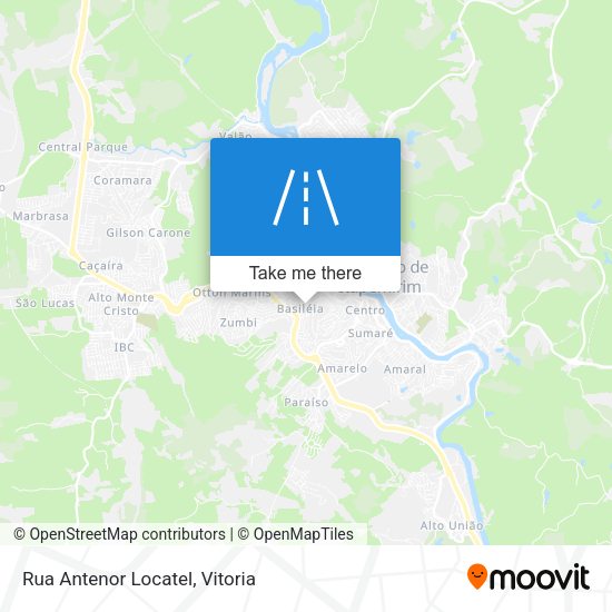 Rua Antenor Locatel map