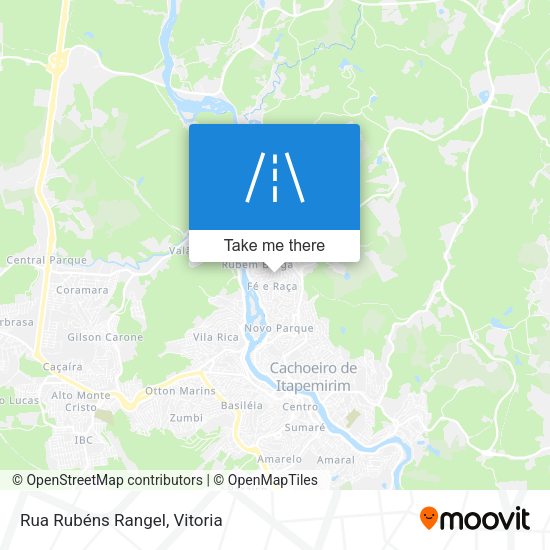 Rua Rubéns Rangel map