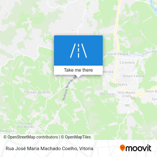 Rua José Maria Machado Coelho map