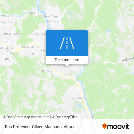 Rua Professor Gilceu Machado map