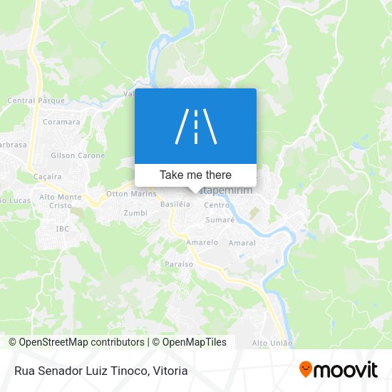 Rua Senador Luiz Tinoco map