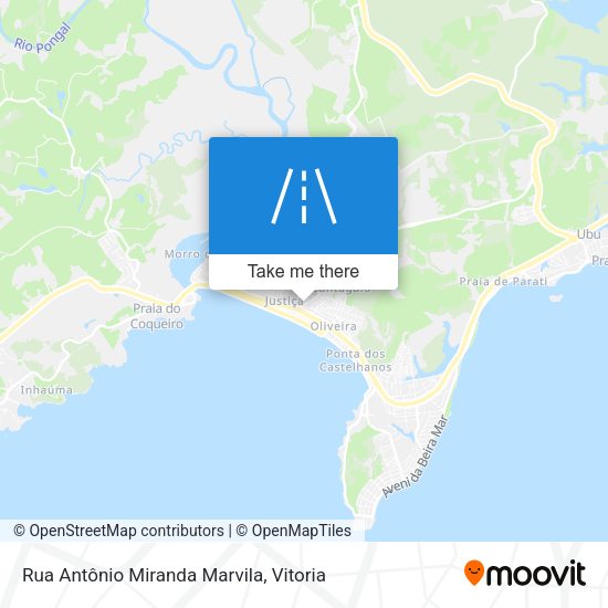 Rua Antônio Miranda Marvila map