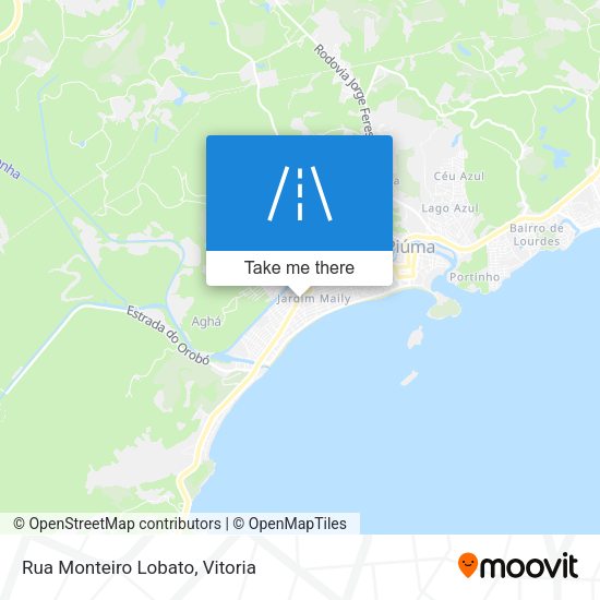 Rua Monteiro Lobato map