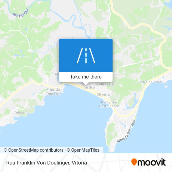Rua Franklin Von Doelinger map