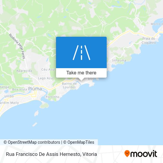 Rua Francisco De Assis Hernesto map