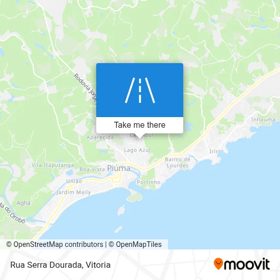 Rua Serra Dourada map