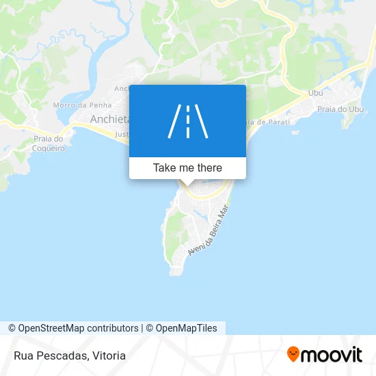 Rua Pescadas map