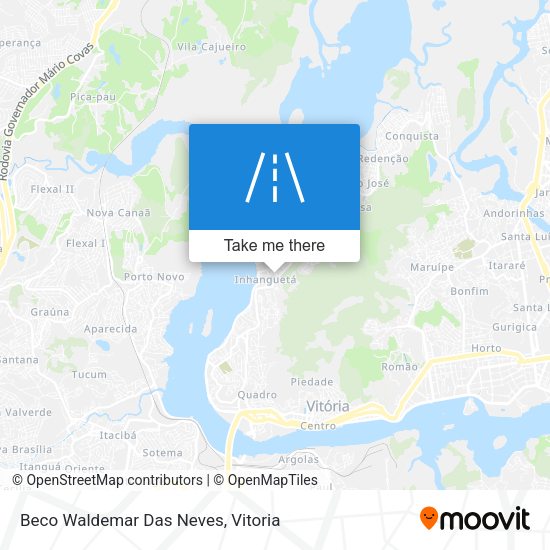 Beco Waldemar Das Neves map