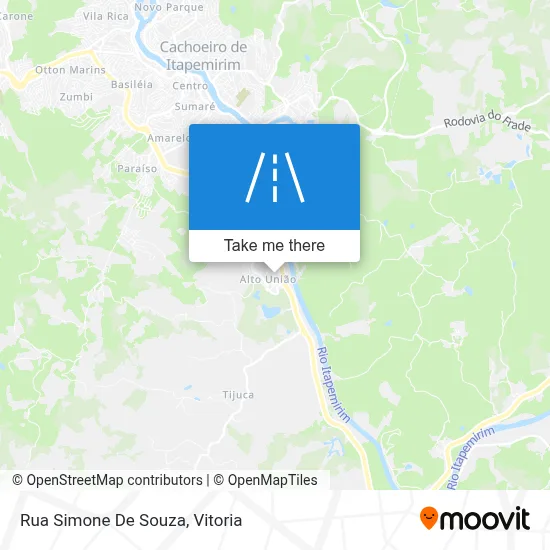 Rua Simone De Souza map