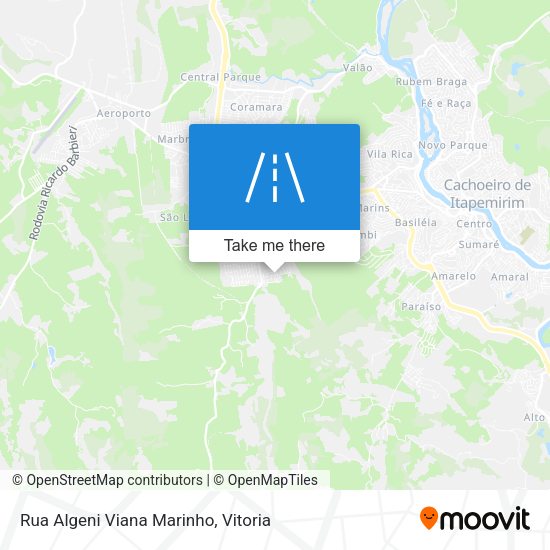 Rua Algeni Viana Marinho map