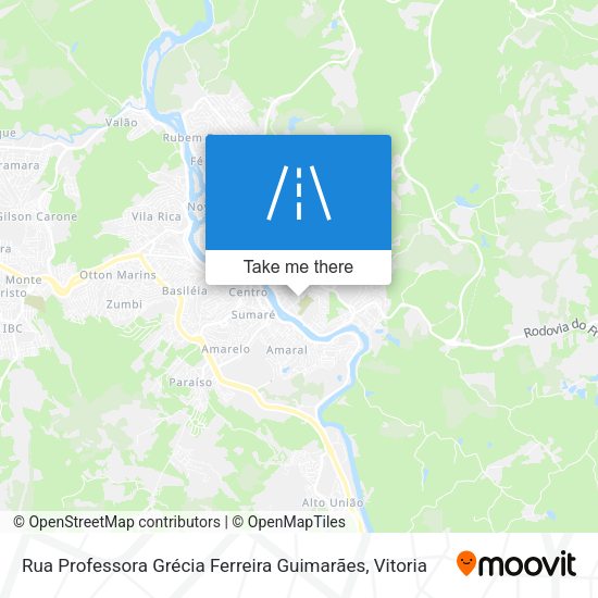 Rua Professora Grécia Ferreira Guimarães map