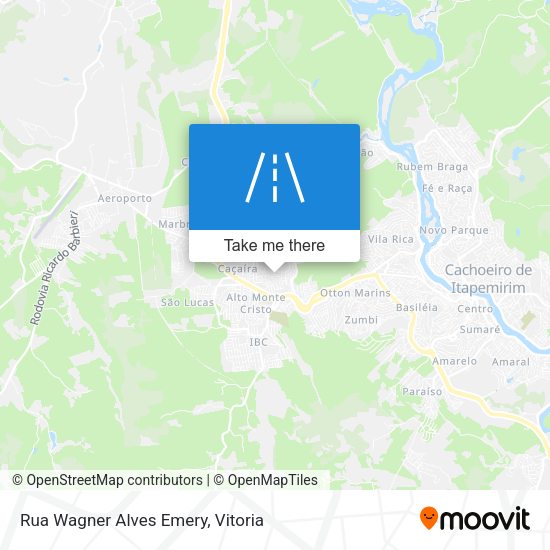 Rua Wagner Alves Emery map