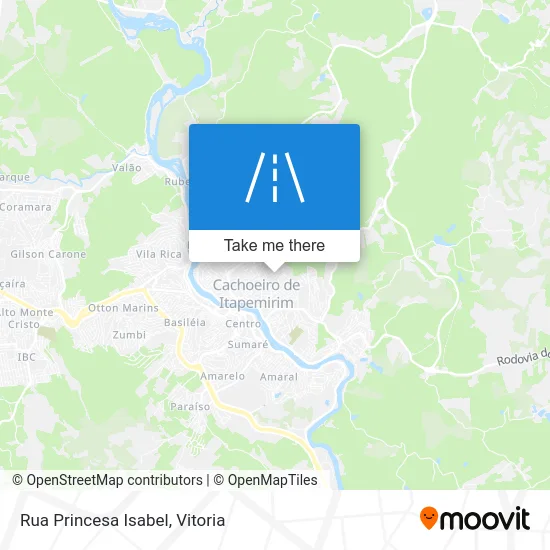 Rua Princesa Isabel map