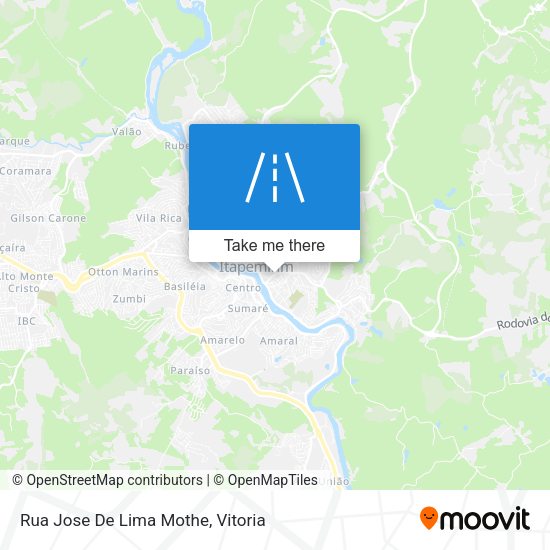 Rua Jose De Lima Mothe map
