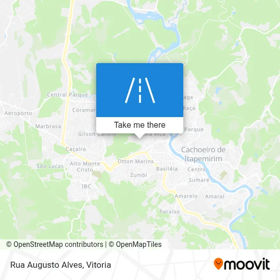 Rua Augusto Alves map