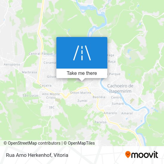 Rua Arno Herkenhof map