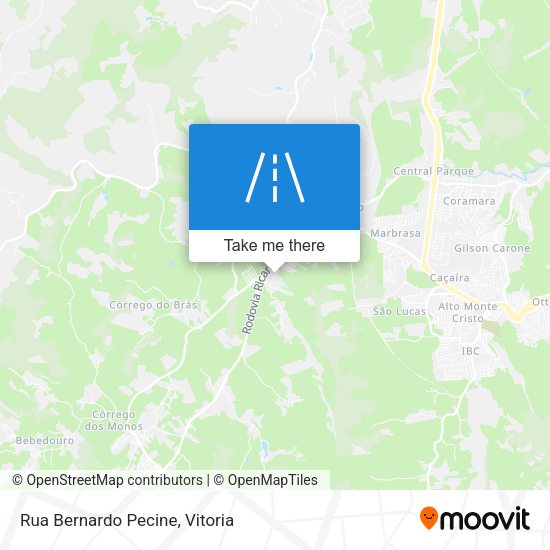 Rua Bernardo Pecine map