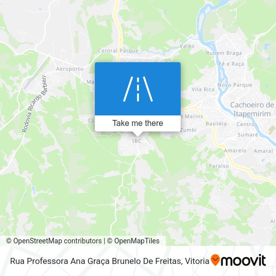 Rua Professora Ana Graça Brunelo De Freitas map