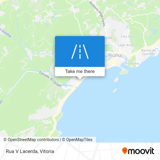 Rua V Lacerda map